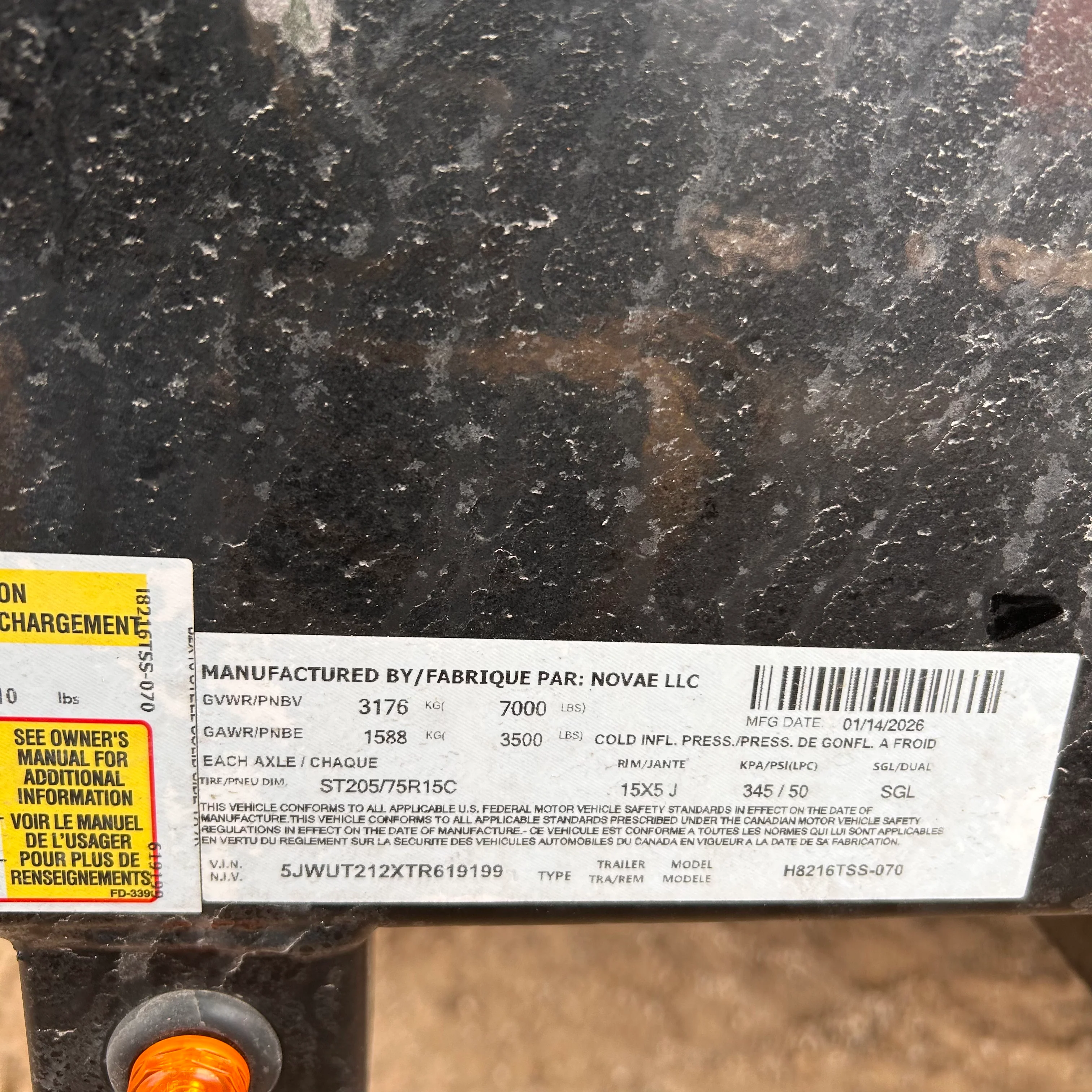 H&H Trailers H8216TSS-070 16 FT. Steel Utility Trailer - Image 5