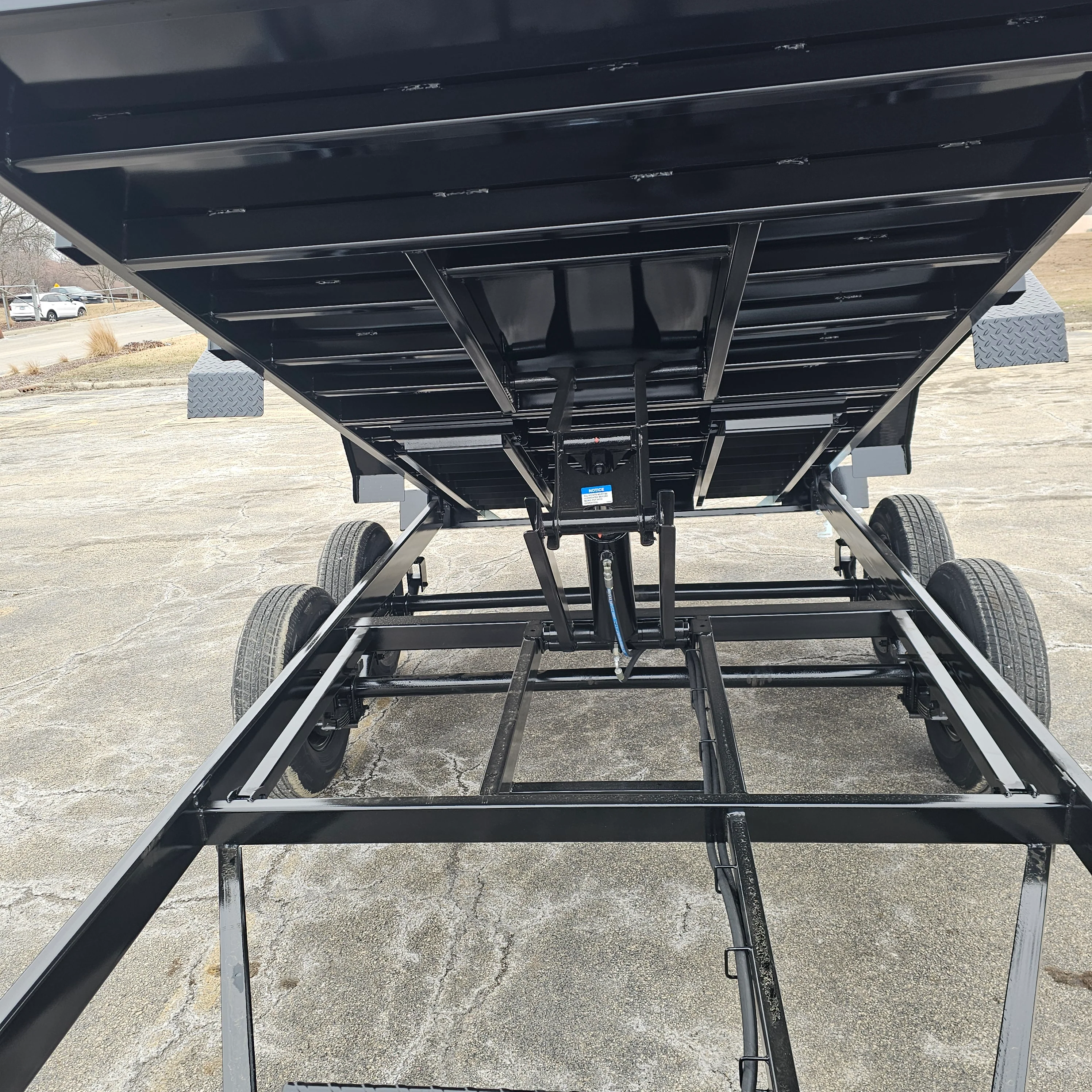 Midsota Nova NDT8214-BP-154 14 FT. Dump Bed Trailer - Image 3