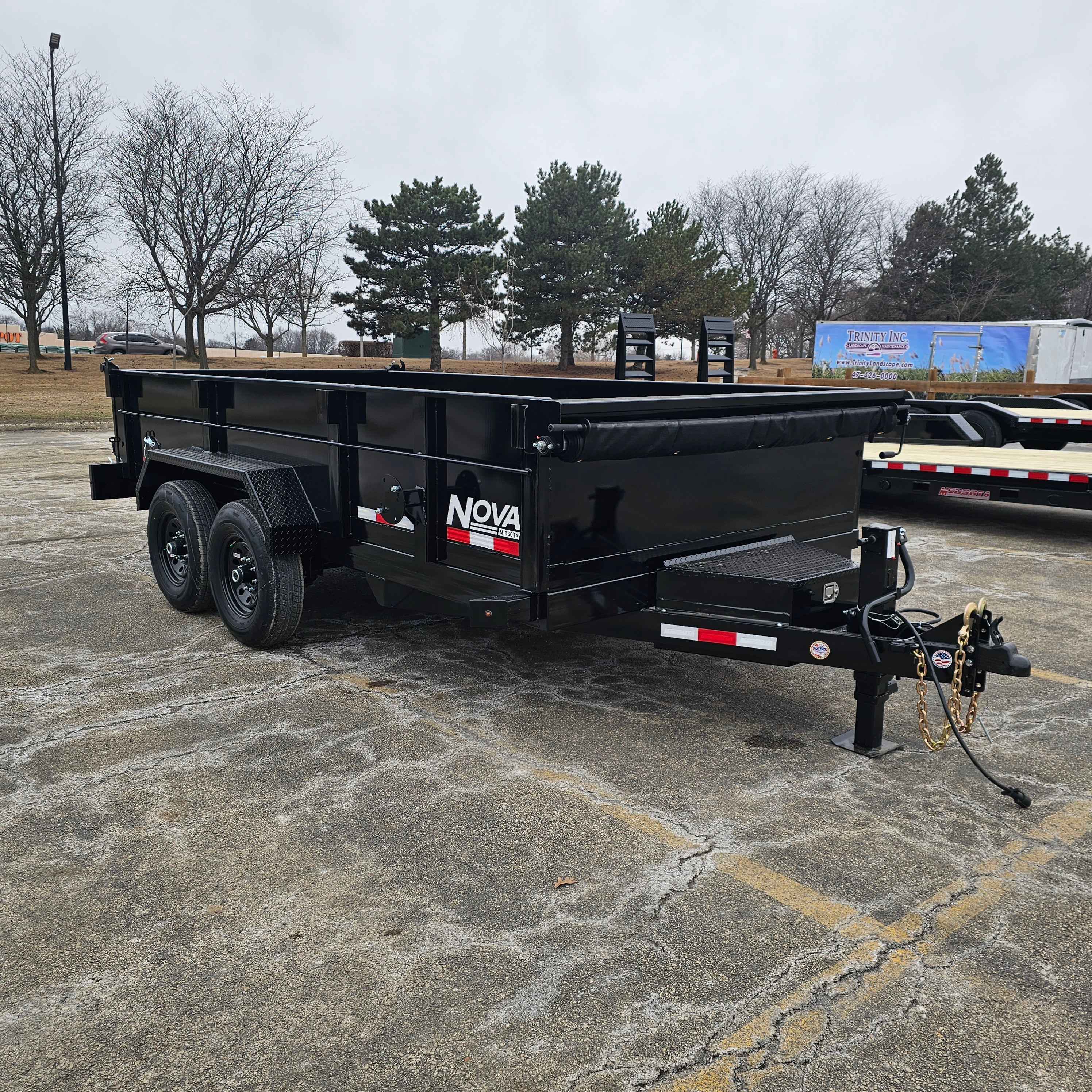 Midsota Nova NDT8214-BP-154 14 FT. Dump Bed Trailer - Image 4