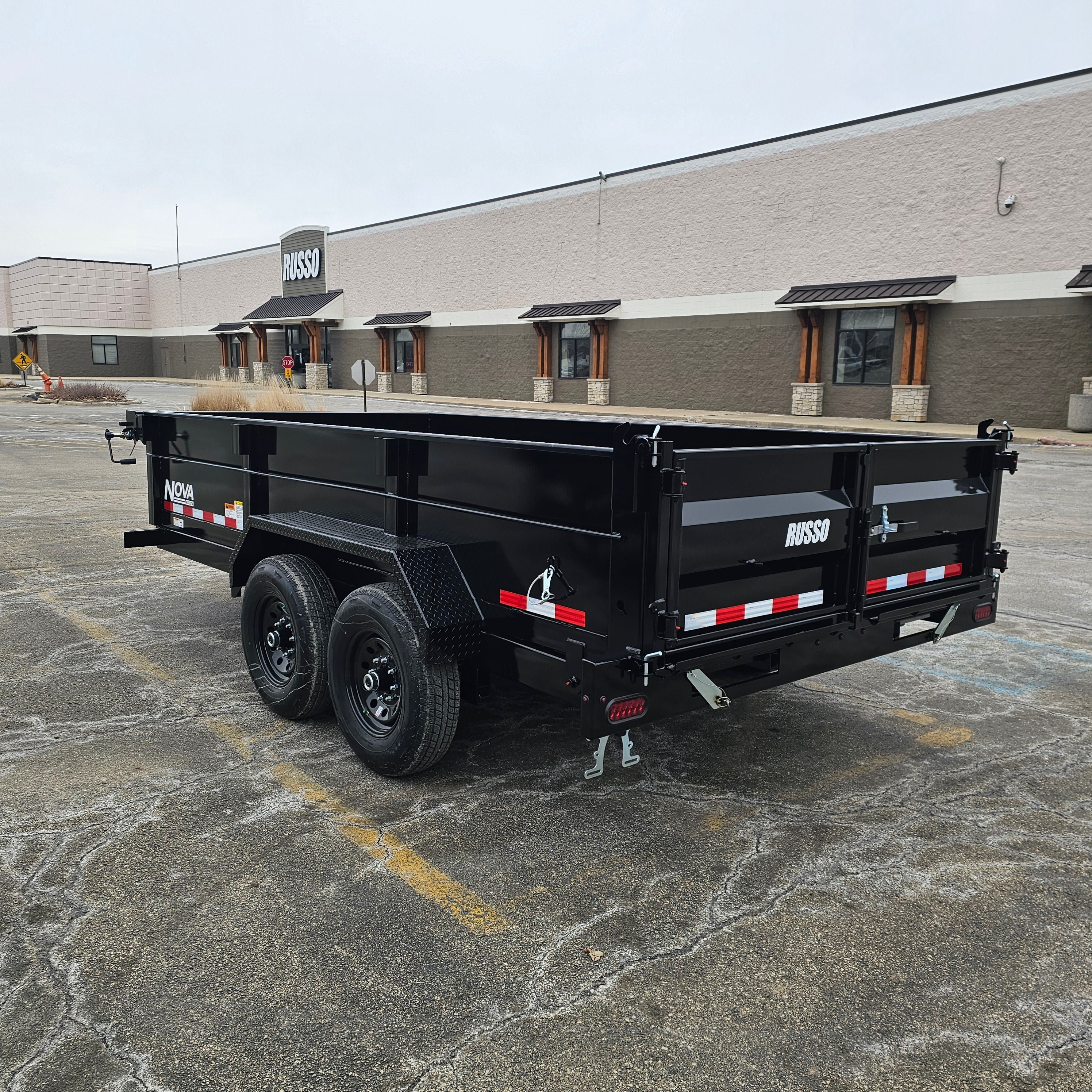 Midsota Nova NDT8214-BP-154 14 FT. Dump Bed Trailer - Image 3
