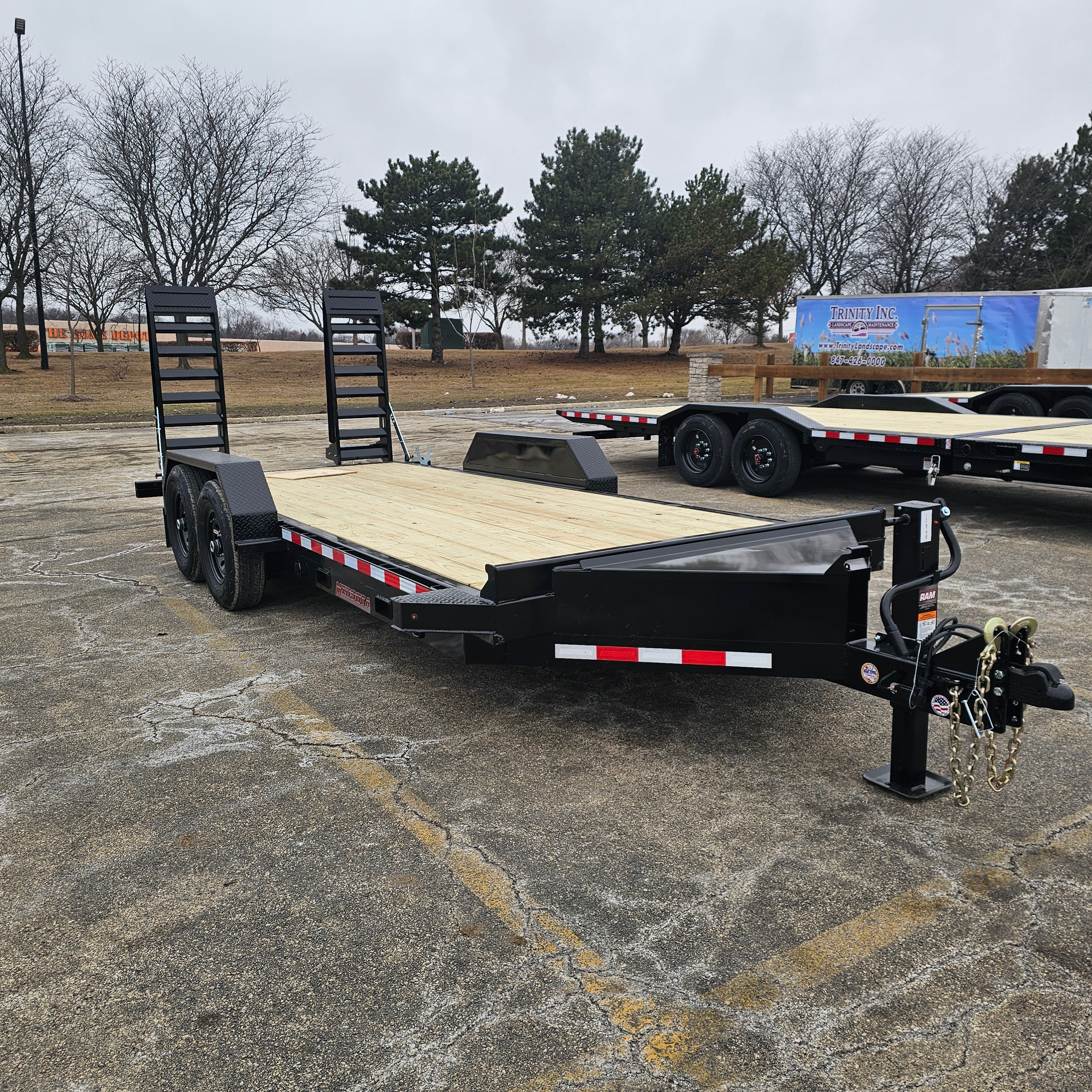 Midsota NST18-BP-154 18 FT. Skid Steer Trailer - Image 3