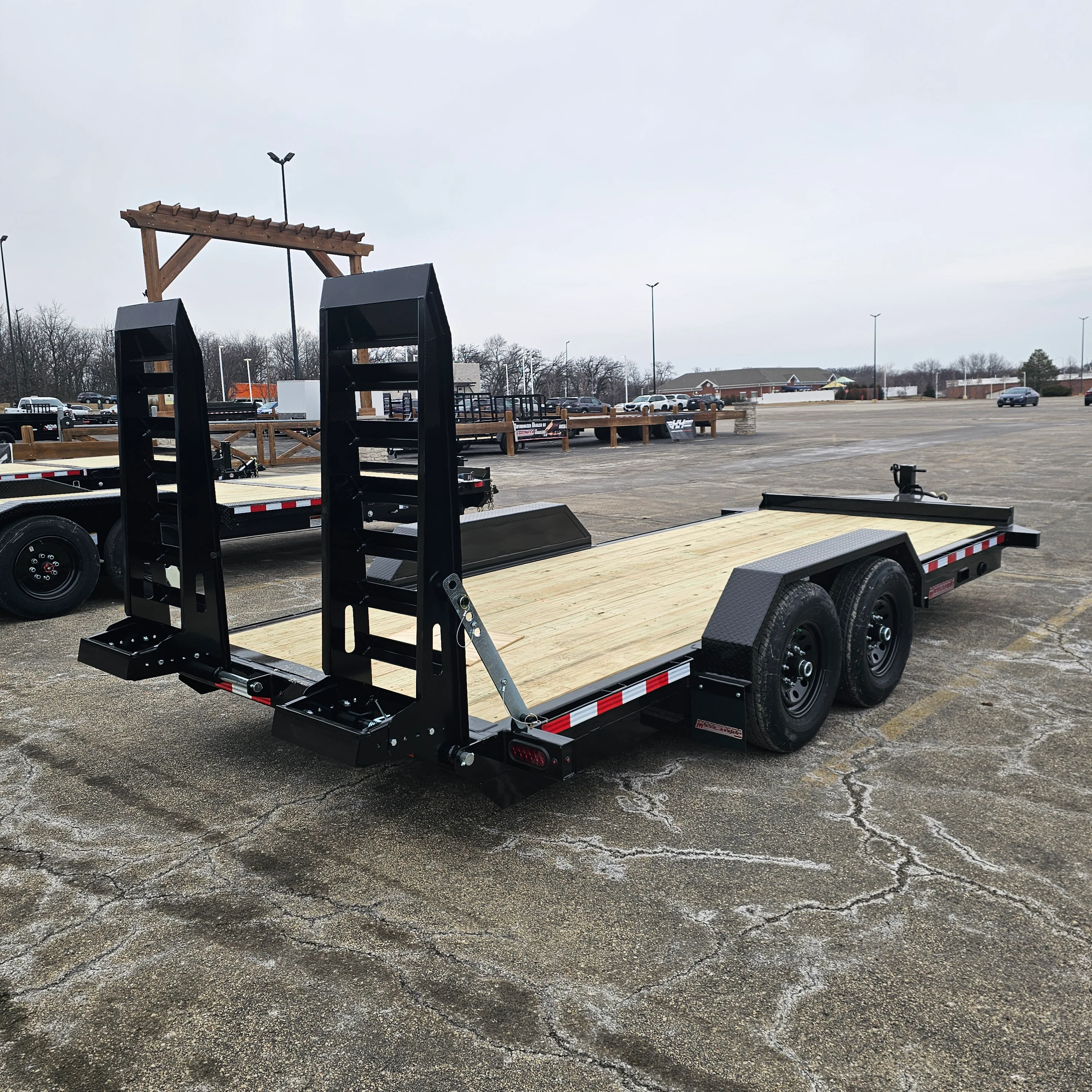 Midsota NST18-BP-154 18 FT. Skid Steer Trailer - Image 4
