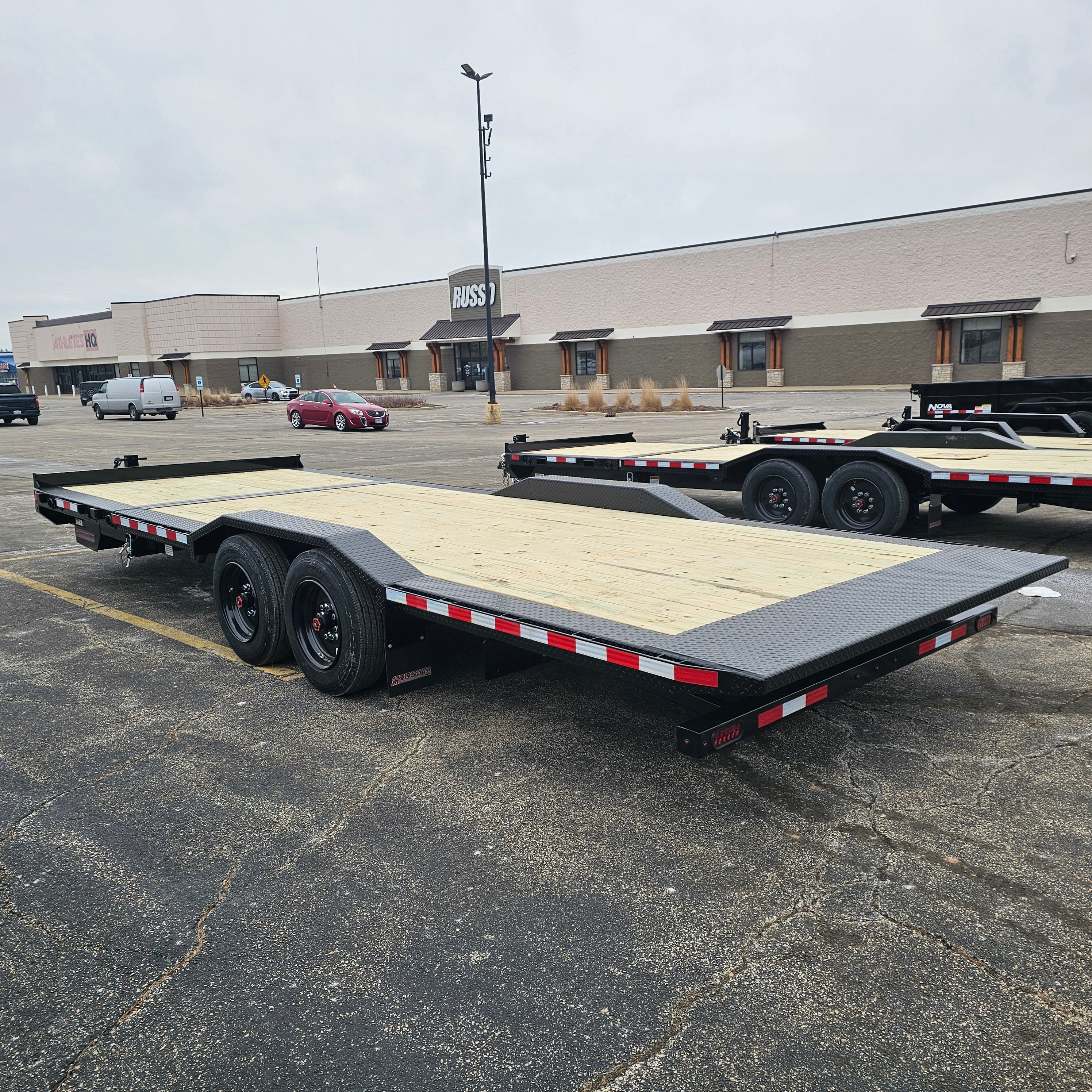Midsota NTBWB24-BP-176 24 FT. Skid Steer Wide Body Trailer - Image 6