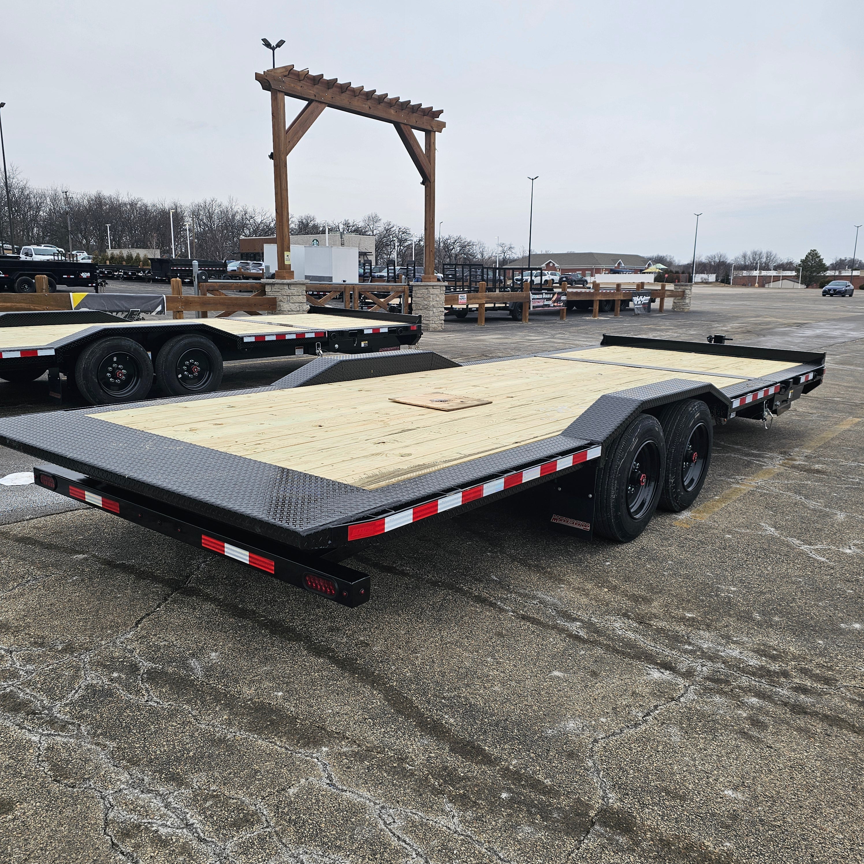 Midsota NTBWB24-BP-176 24 FT. Skid Steer Wide Body Trailer - Image 3