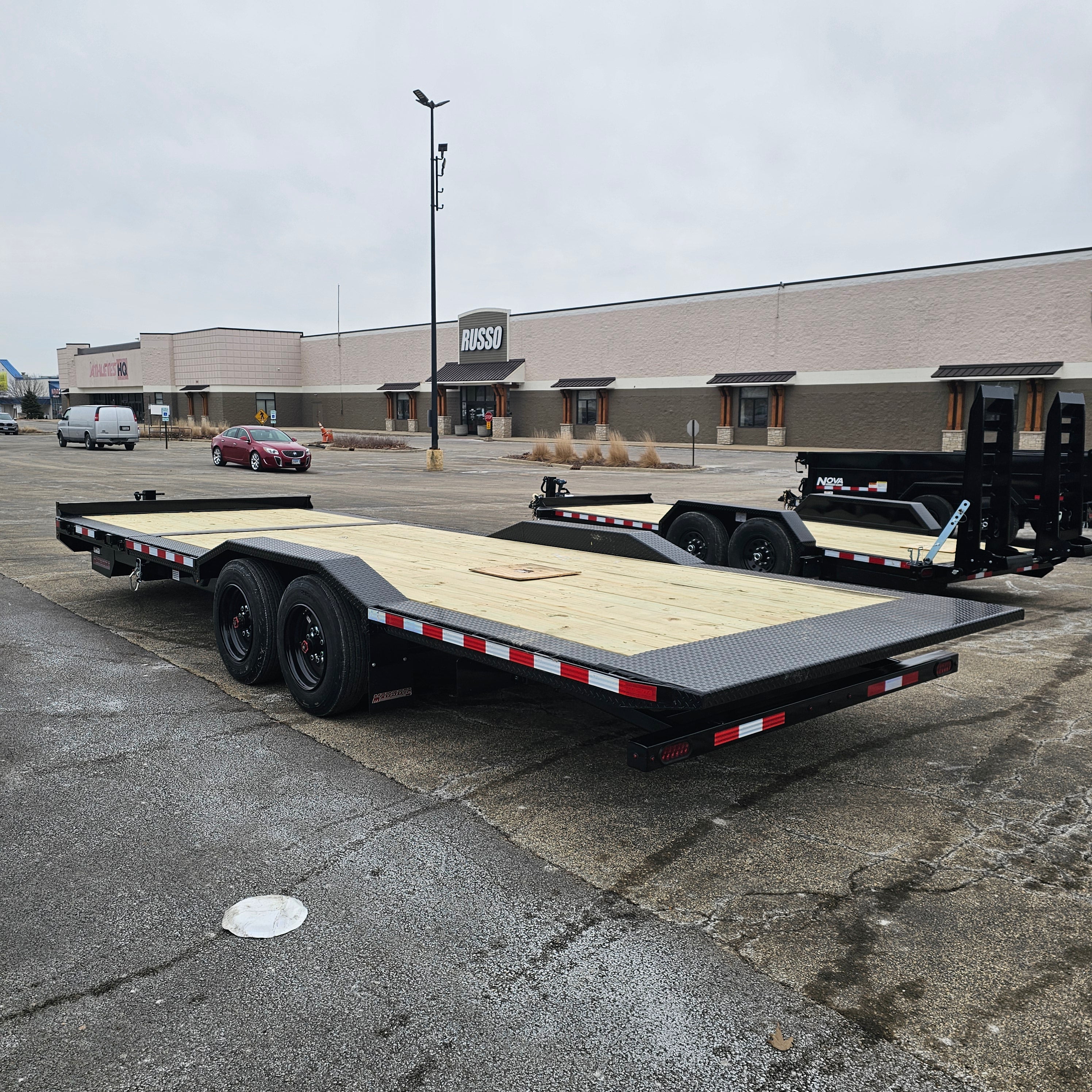 Midsota NTBWB24-BP-176 24 FT. Skid Steer Wide Body Trailer - Image 5